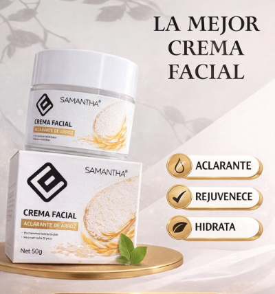 CREMA FACIAL ACLARANTE DE ARROZ